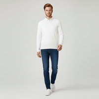 Slim-Fit V-Ausschnitt Pullover - Keanu