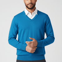Slim-Fit V-Ausschnitt Pullover - Keanu
