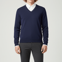 Slim-Fit V-Ausschnitt Pullover - Keanu