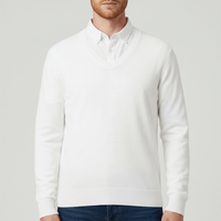 Slim-Fit V-Ausschnitt Pullover - Keanu