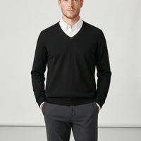 Slim-Fit V-Ausschnitt Pullover - Keanu