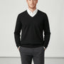 Slim-Fit V-Ausschnitt Pullover - Keanu