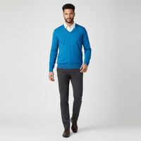 Slim-Fit V-Ausschnitt Pullover - Keanu