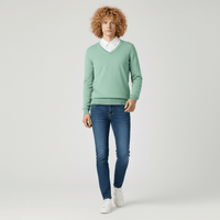 Slim-Fit V-Ausschnitt Pullover - Keanu
