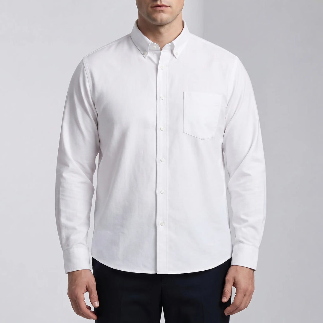 Slim Fit Long Sleeve Button-Down Shirt - Bobby