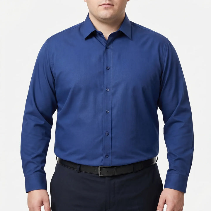 Slim Fit Long Sleeve Dress Shirt - Percy