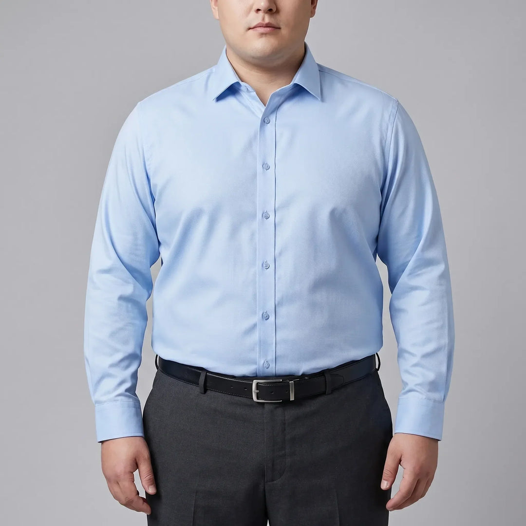 Slim Fit Long Sleeve Dress Shirt - Percy