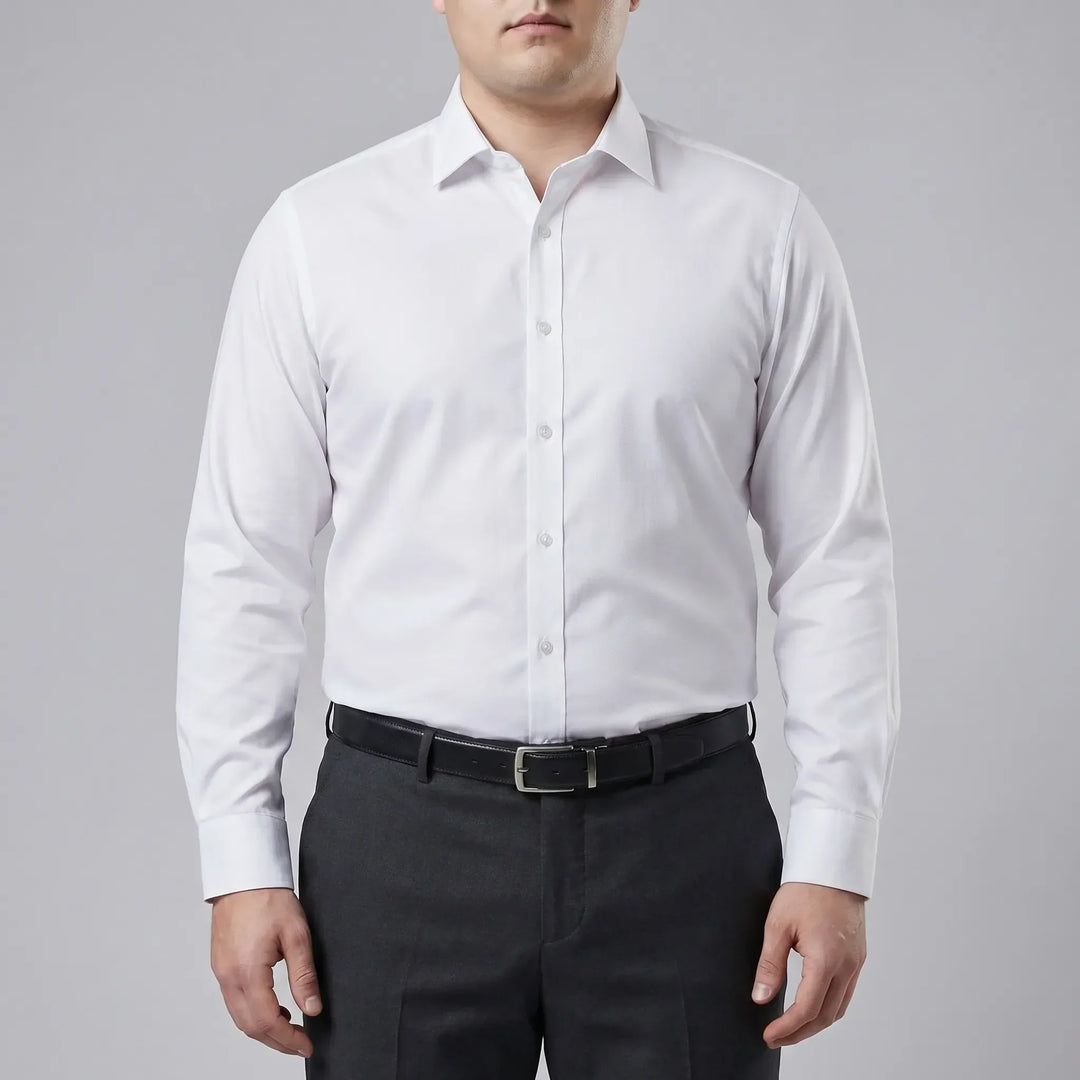 Slim Fit Long Sleeve Dress Shirt - Percy