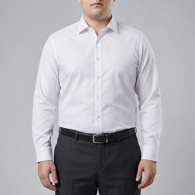 Slim Fit Long Sleeve Dress Shirt - Percy
