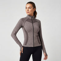 Slim Fit Sportjacke Mit Reißverschluss - Jasmine
