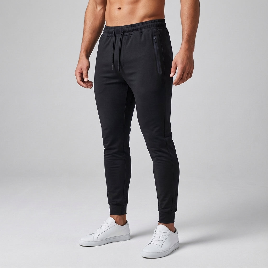 Slim Fit Trainingshose Aus Baumwollmischung - Johnny