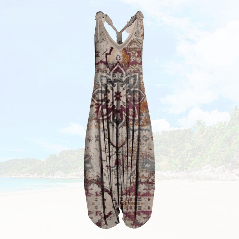 Sommerlicher Damen-Jumpsuit mit lockerem Schnitt – Elenya