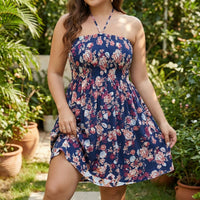 Smocked Bodice Plus Size Casual Dress - Myrtle