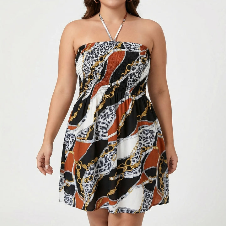 Smocked Bodice Plus Size Casual Dress - Myrtle
