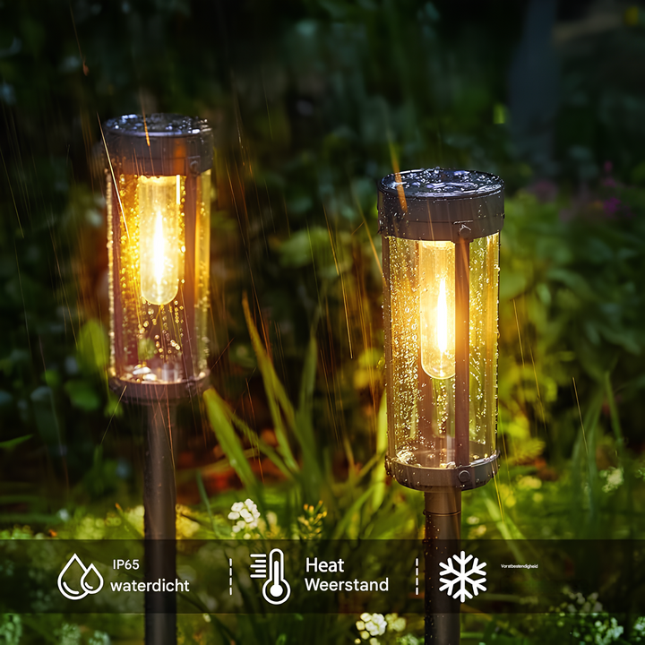 Solarbetriebene Gartenfackel - SolarFlare