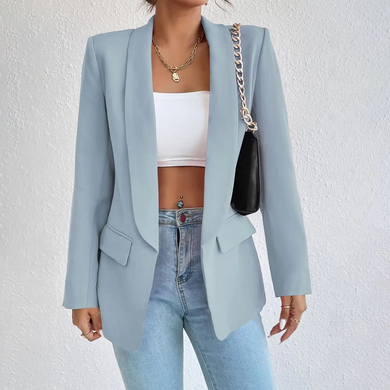 Büro-Damenblazer aus Polyester-Baumwolle - Emma