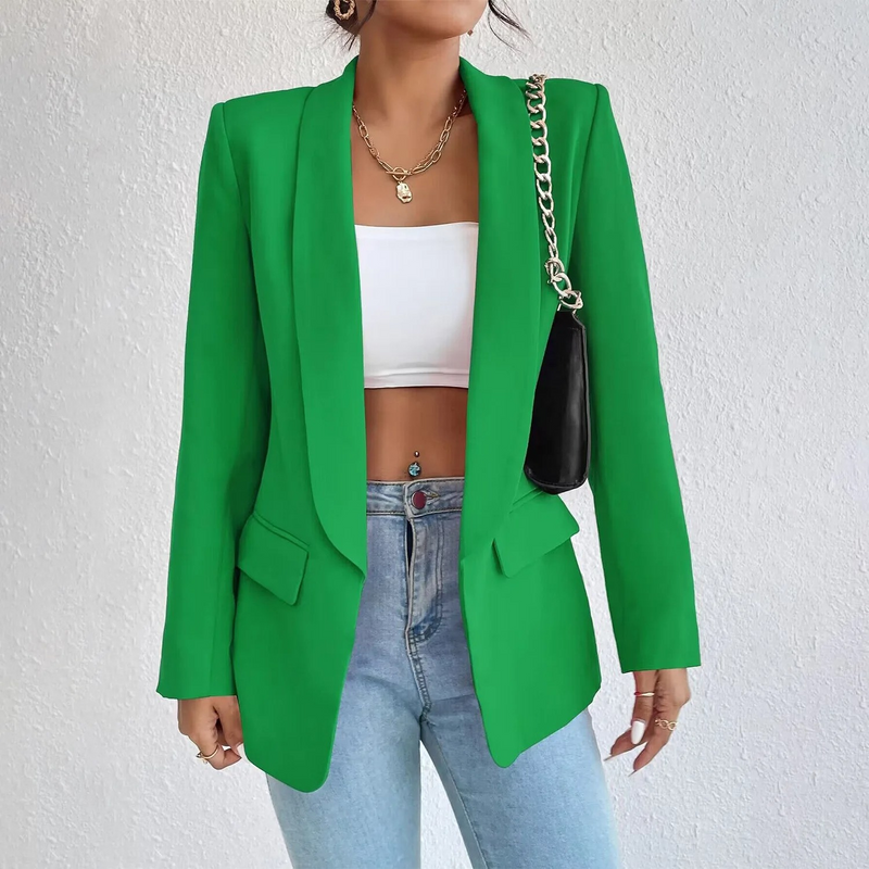 Büro-Damenblazer aus Polyester-Baumwolle - Emma