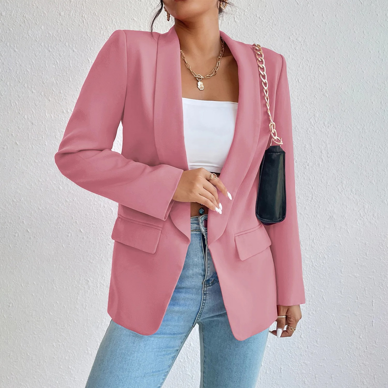Büro-Damenblazer aus Polyester-Baumwolle - Emma
