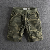 Shorts with Camouflage Print - Ranger