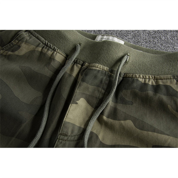 Shorts with Camouflage Print - Ranger