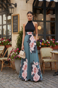 Sommerliches Maxikleid Mit Blumenmuster - Nia