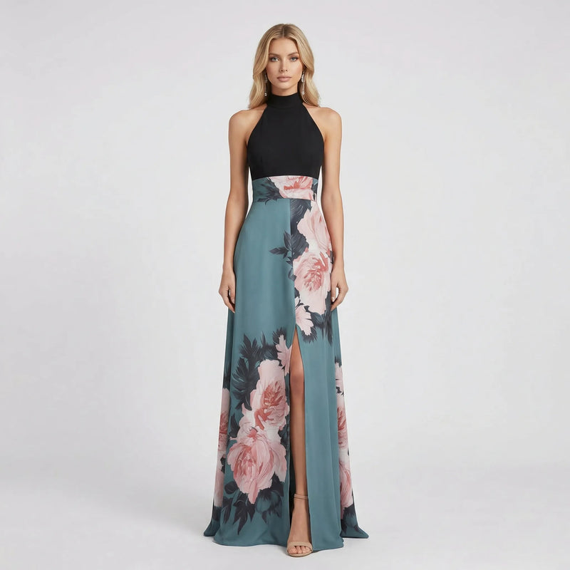 Sommerliches Maxikleid Mit Blumenmuster - Nia
