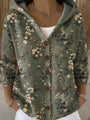 Cozy Hooded Cardigan with Wooden Buttons 4