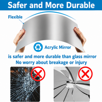 Self-Adhesive Mirror Film | Shatterproof & Trimmable | Crystal Clear 7