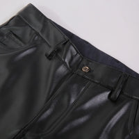 Skinny Fit elastische Herren-Lederhose - Lars