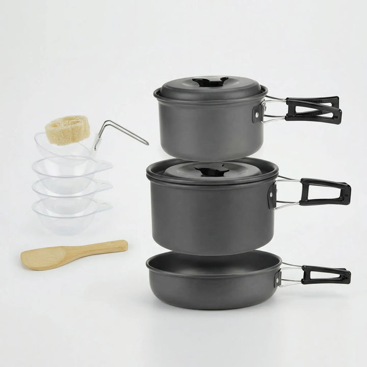 Stackable Outdoor Cookware Set -  Campouri
