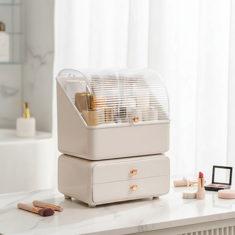 Staubdichte Kosmetik Organizerbox - Gleamette