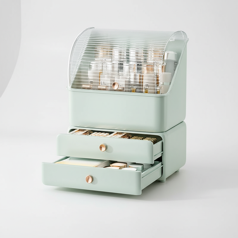 Staubdichte Kosmetik Organizerbox - Gleamette