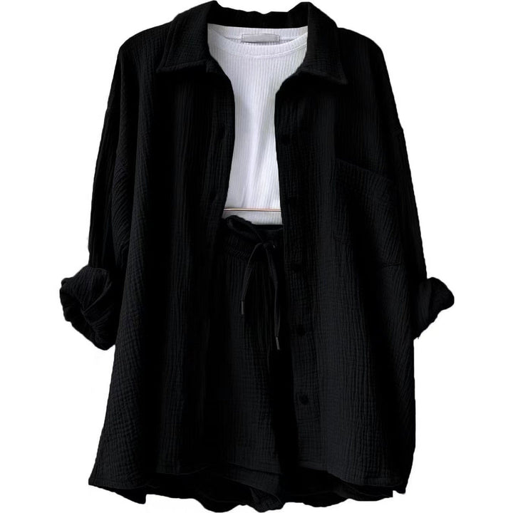 Trendy Katoenen Zomerset Dames – Faylin