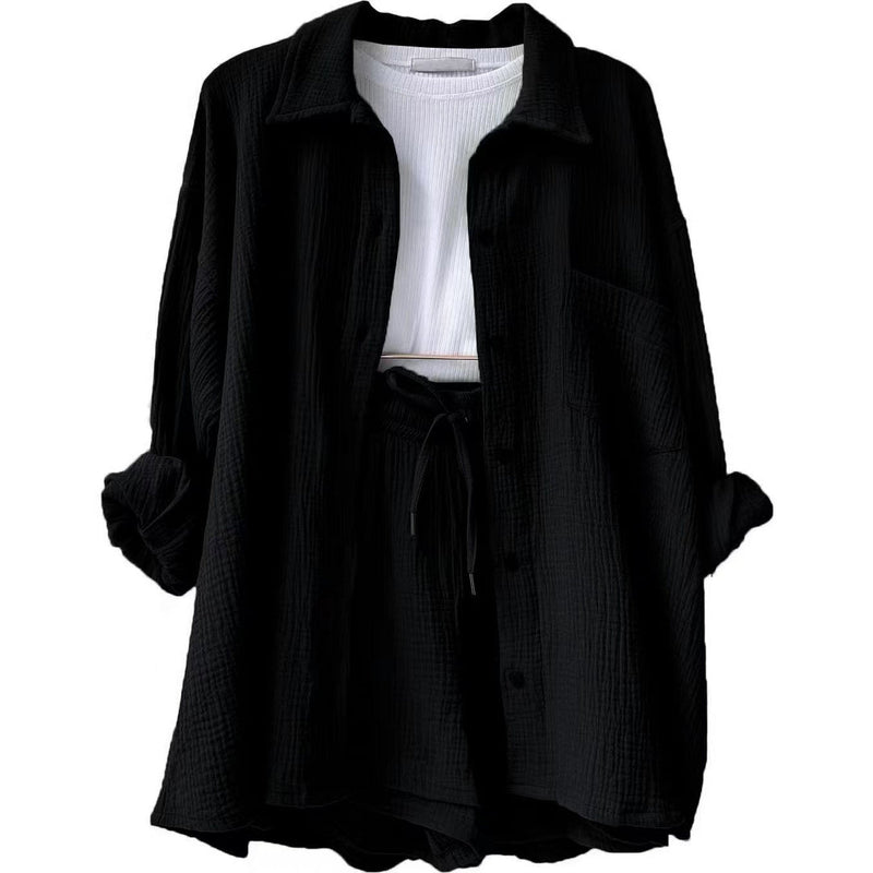 Trendy Katoenen Zomerset Dames – Faylin