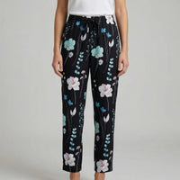 Straight-Leg Printed Casual Pants - Lucia