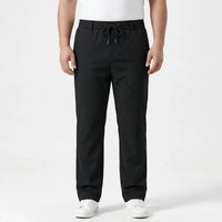 Straight Fit Elastic Waist Casual Pants - Donnie