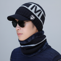 Strickbalaclava Mit Eingearbeitetem Schirm - WarmVisor