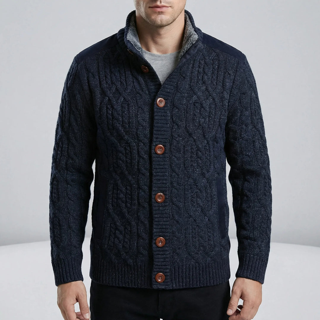 Strickjacke Mit Knopfleiste Vorne - Mats