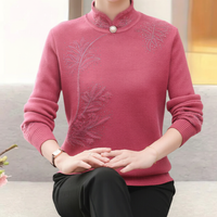 Strickpullover Mit Hohem Kragen - Susanne
