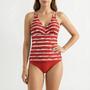 Striped Tankini Set - Zunari