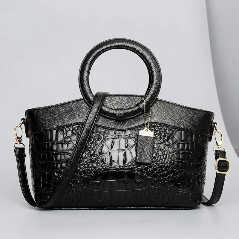 Strukturierte Tasche Mit Tragegriffen - Hannah