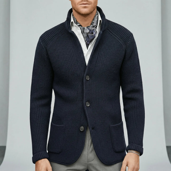Strukturierter Strickjacke Mit Langen Ärmeln - Lennox