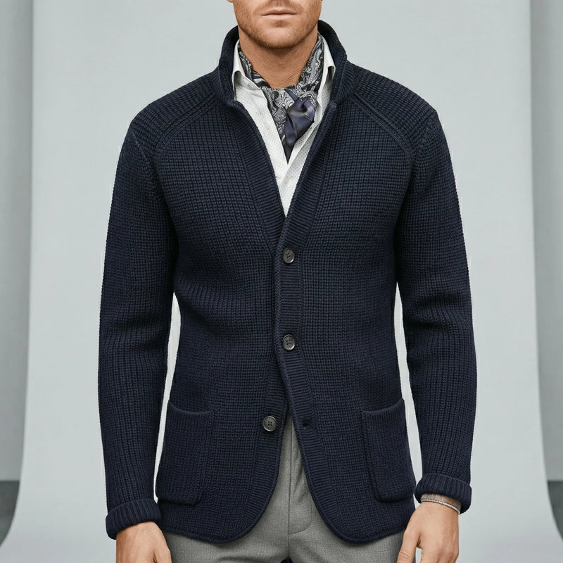 Strukturierter Strickjacke Mit Langen Ärmeln - Lennox