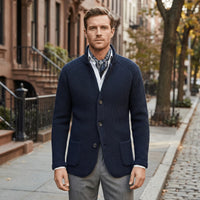 Strukturierter Strickjacke Mit Langen Ärmeln - Lennox
