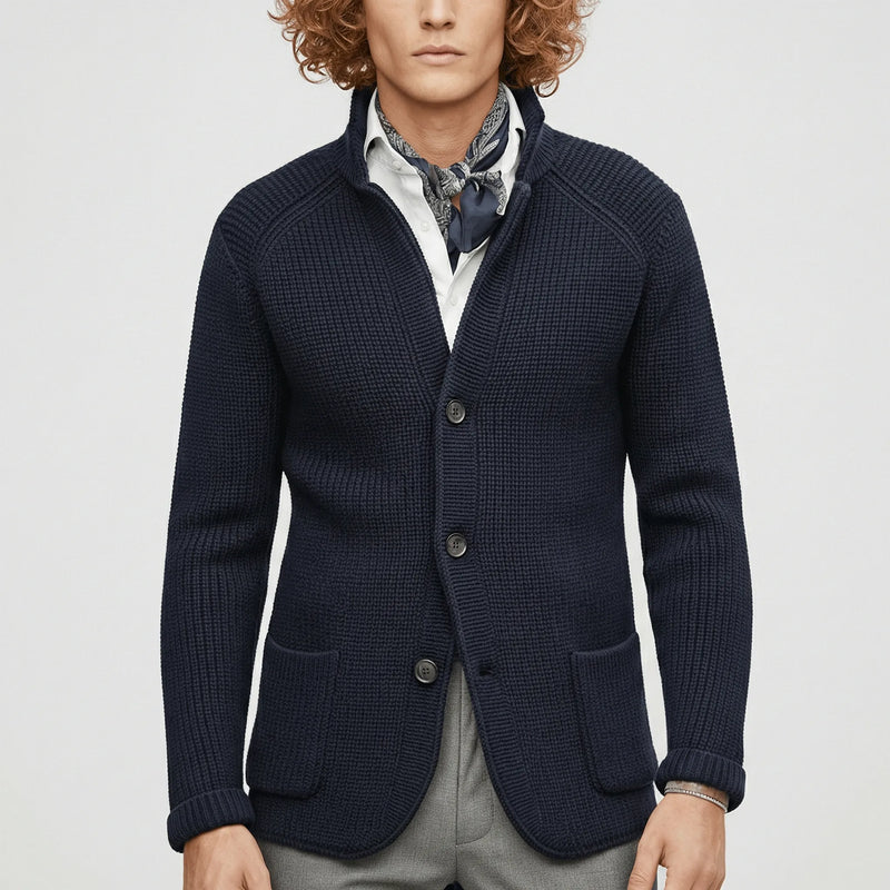 Strukturierter Strickjacke Mit Langen Ärmeln - Lennox