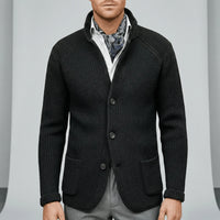 Strukturierter Strickjacke Mit Langen Ärmeln - Lennox