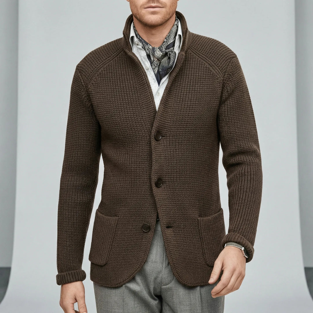 Strukturierter Strickjacke Mit Langen Ärmeln - Lennox