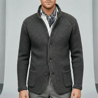 Strukturierter Strickjacke Mit Langen Ärmeln - Lennox