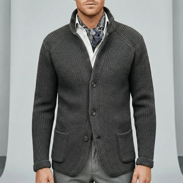 Strukturierter Strickjacke Mit Langen Ärmeln - Lennox