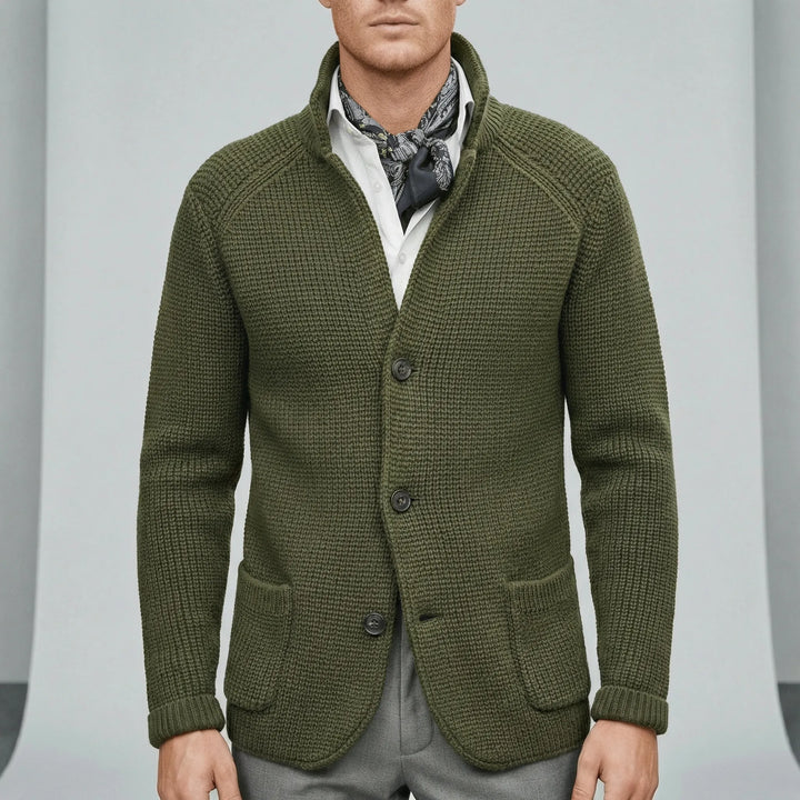 Strukturierter Strickjacke Mit Langen Ärmeln - Lennox